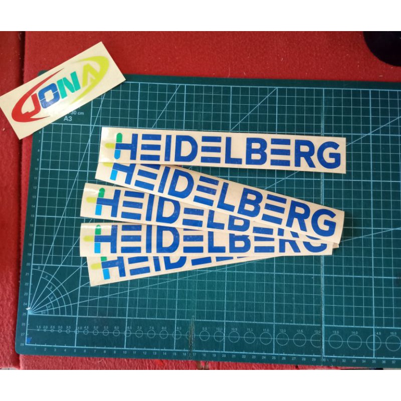 

Stiker cutting Heidelberg