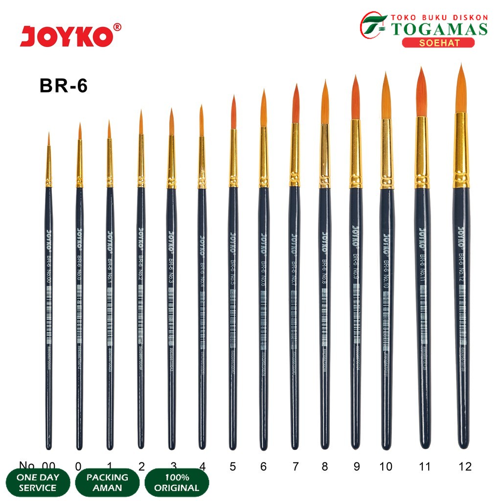 

Joyko Brush Kuas Cat Air Cat Minyak Lukis Acrylic BR-6