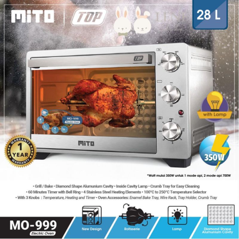 [READY] Mito Oven Top MO-999 NEW | Shopee Indonesia