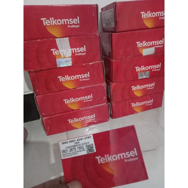100 pcs kartu perdana telkomsel [ 30-oktober-2022 ]
