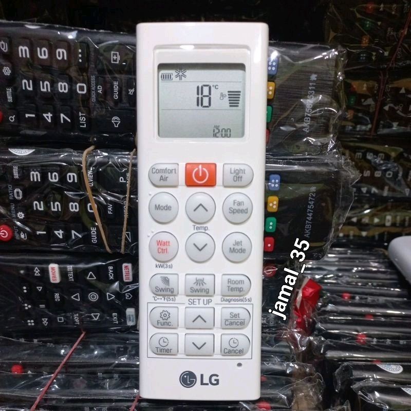 REMOT AC LG DUAL INVERTER WATT CONTROL ORIGINAL