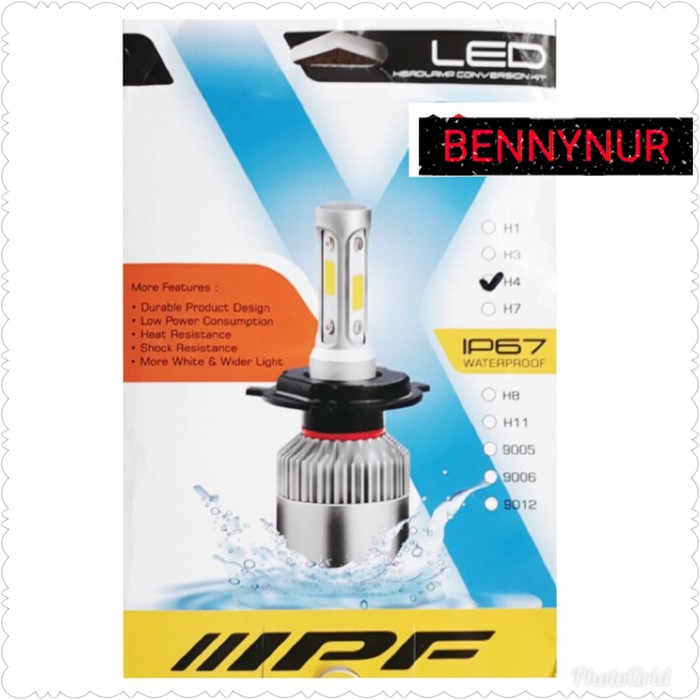 LAMPU HID H4 TURBO LED UF F-83 MOBIL AGYA AYLA 2018