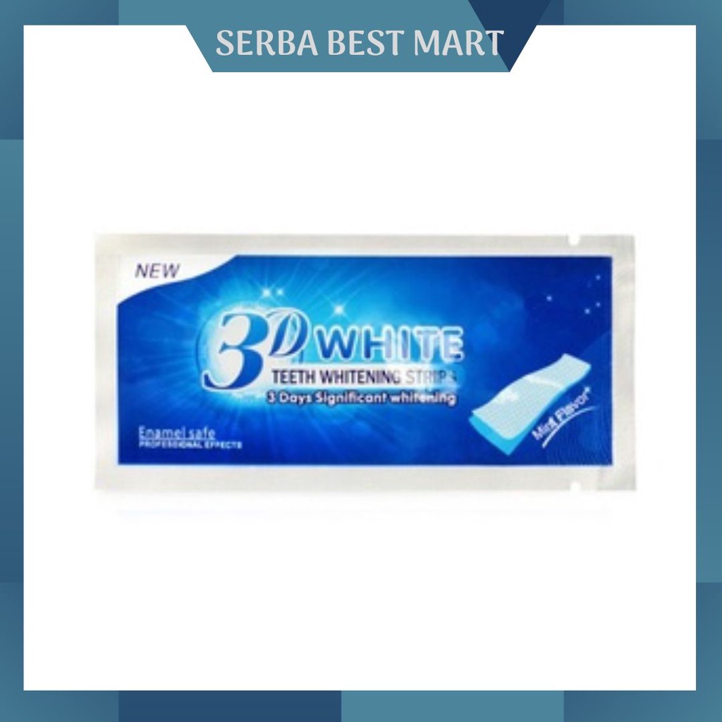 Stiker Pemutih Gigi 3D Isi 14pcs