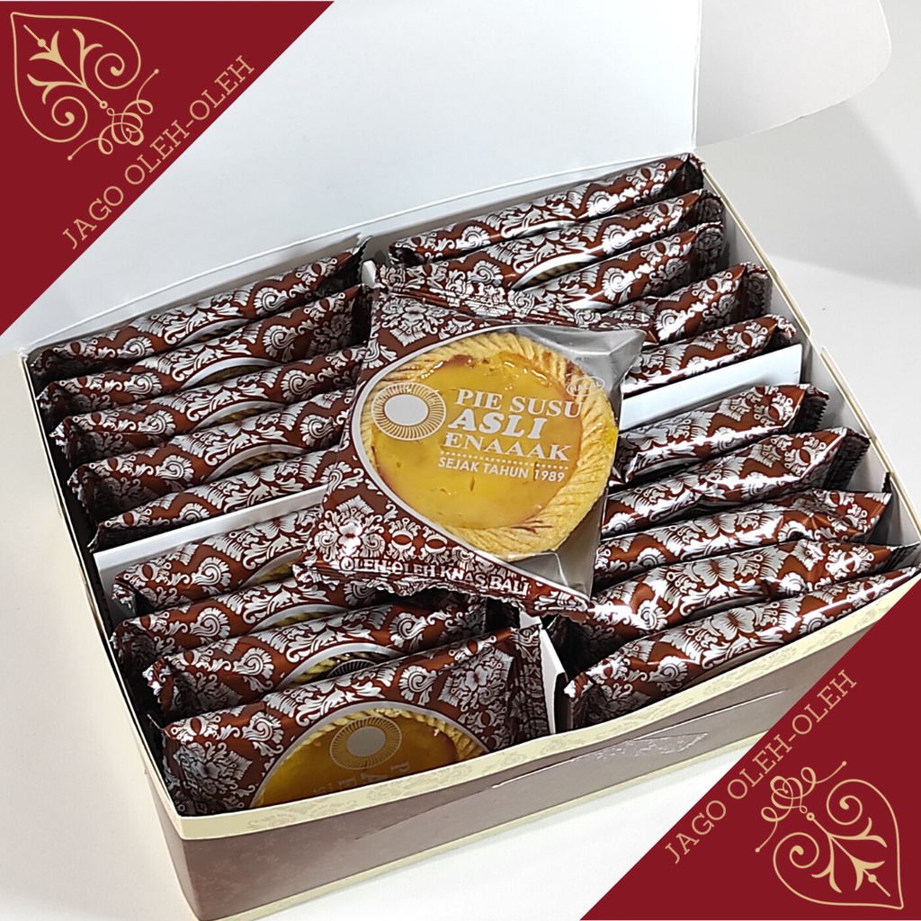 Pie Susu Asli Enaaak 20pcs/box - pie susu pie enak Bali