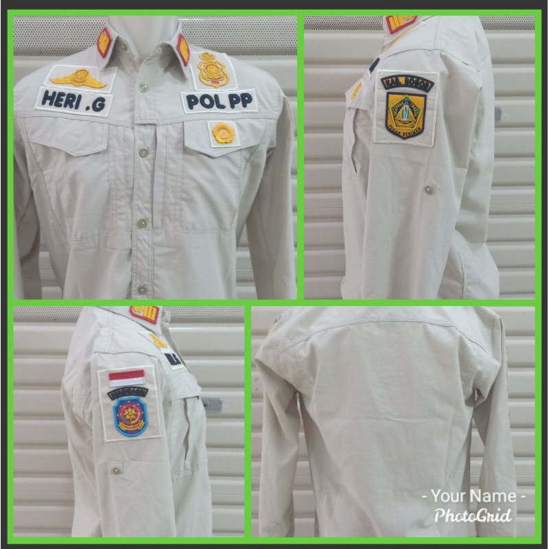 KEMEJA PDL POL PP/ SERAGAM PDL POL PP/ KEMEJA POL PP