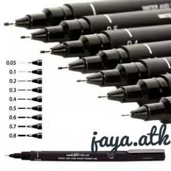 

MURAH PULPEN GAMBAR DRAWING PEN UNI WATERPROOF PEN GAMBAR ANTI AIR UNI PIN
