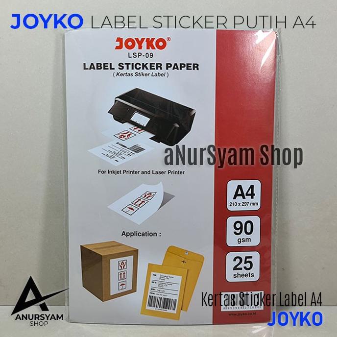

Kertas Stiker A4 / Kertas Label Sticker A4 anursy44 Ayo Beli