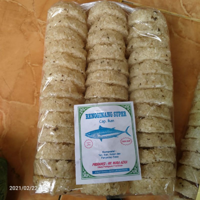 

Rengginang khas madura buatan homed isi 40 biji harga 25.000