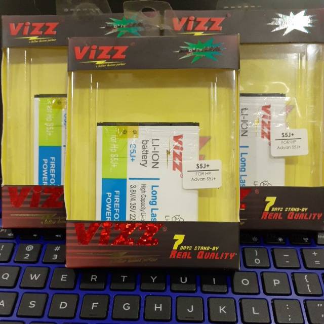 Vizz Baterai Original Vizz Advan S5J+ Double Power Vizz