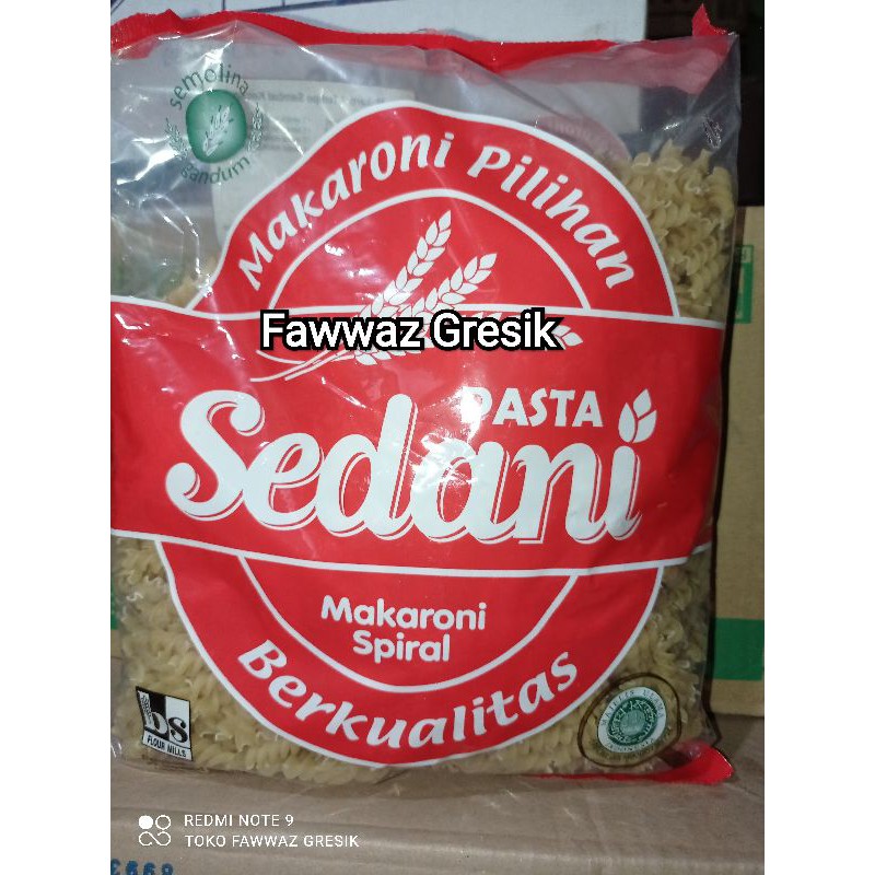 Sedani Makaroni Pipa 1Kg - Sedani Macaroni Spiral Sedani 1Kg - Makaroni kerang 1 Kg