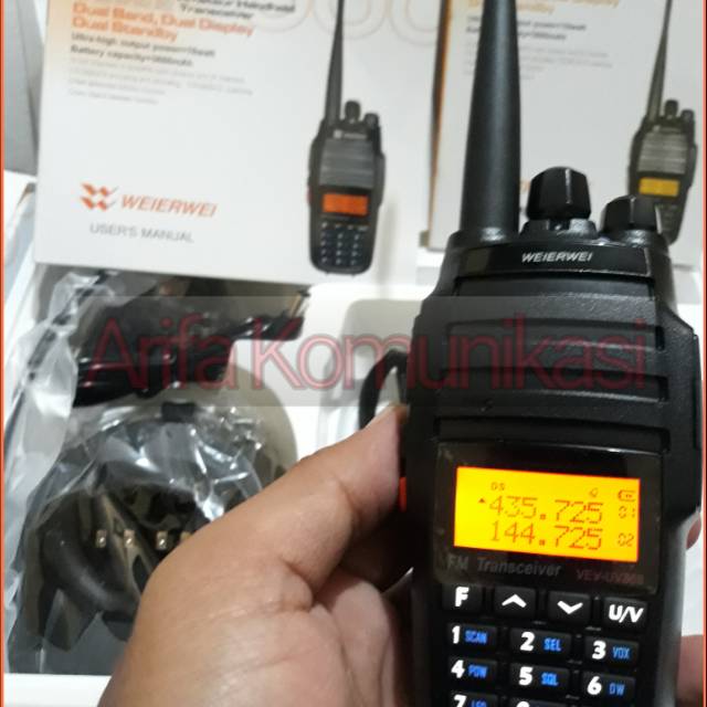 HT WEIRWEII VEV UV888 10 WATT DUAL BAND MURAH / HT 10 WATT  WEIRWEII VEV UV888 MURAH VEV UV888 HT DU