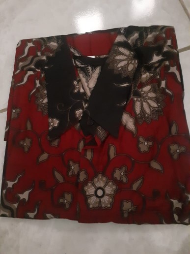 Zahira Batik Hrb026 Kenongo Hem Kemeja Batik Pria Lengan Pendek