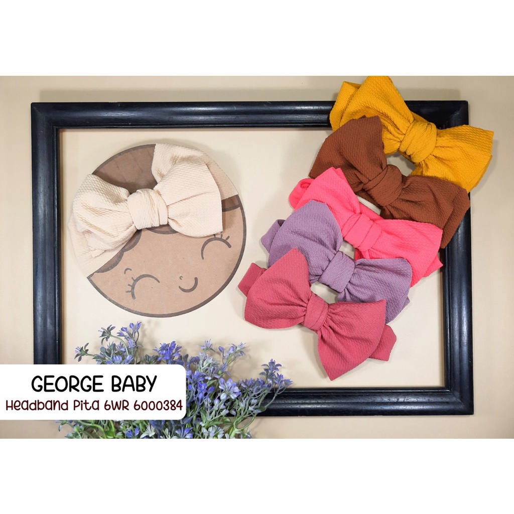 George Baby Headband Bandana Pita