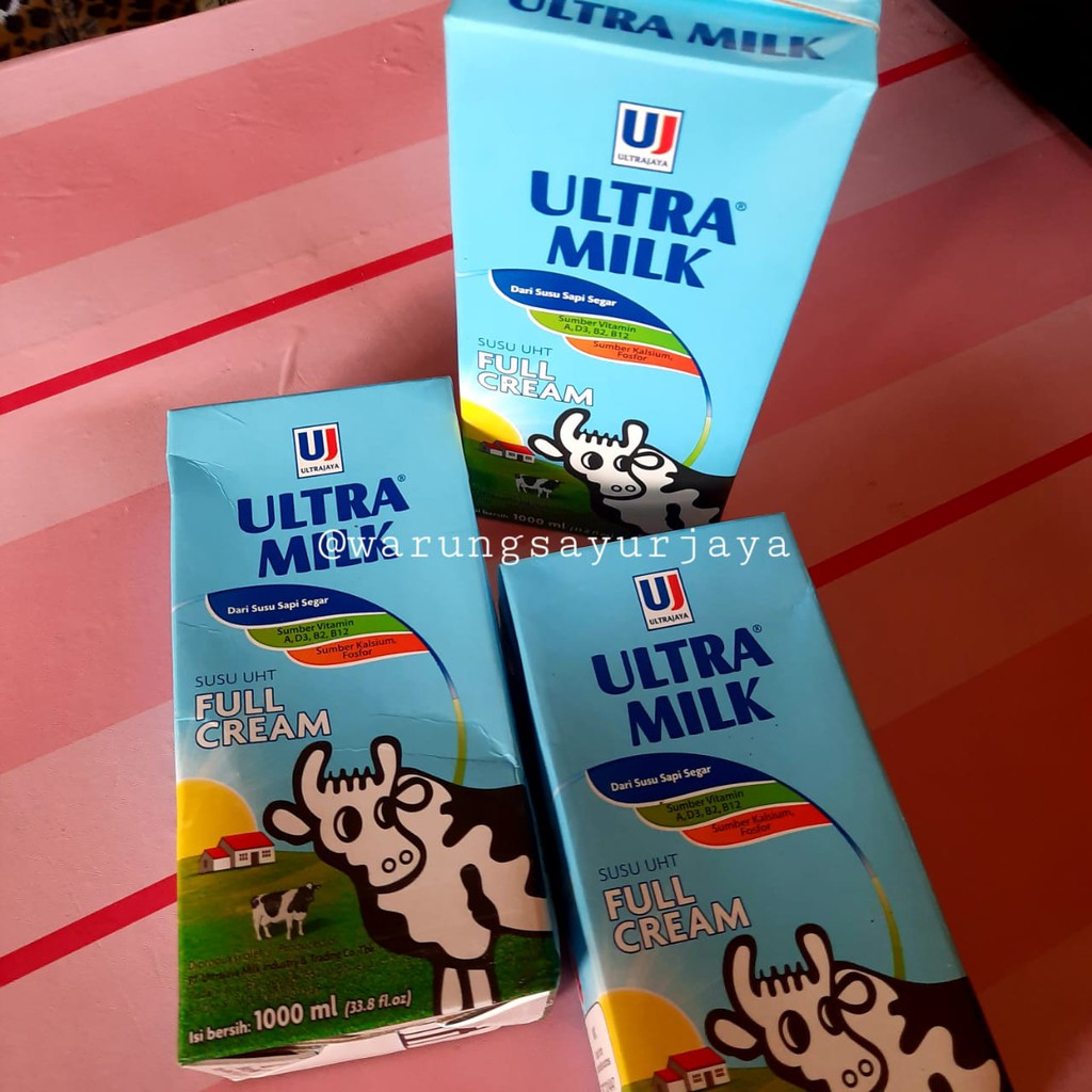 

Susu Ultra Milk Full Cream Biru 1000 ml