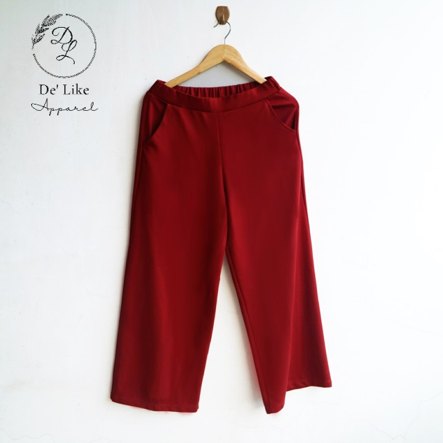 Inara Pants - Celana Panjang Wanita - Bawahan - Pants - Bottom - Kulot - Vivaldi Fashion