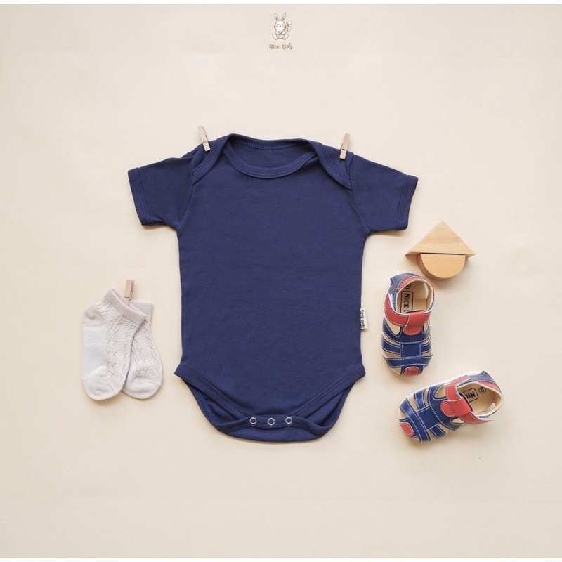 DINOANDBUNNY - BASIC BODYSUIT - Nice Kids - Jumper Baju Bayi Newborn - Baju Bayi Polos Simple