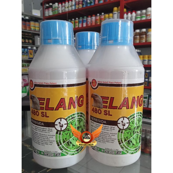 Herbisida Obat Rumput Cap Elang 480 SL 1 LITER Pengendali Rumput -ORIGINAL