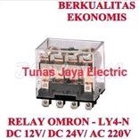 Relay OMRON LY4N 220V/24V/12V (Kaki 14Pin)