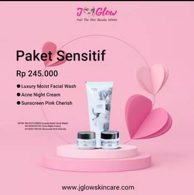 J GLOW PAKET SENSITIF (AGEN RESMI J GLOW)