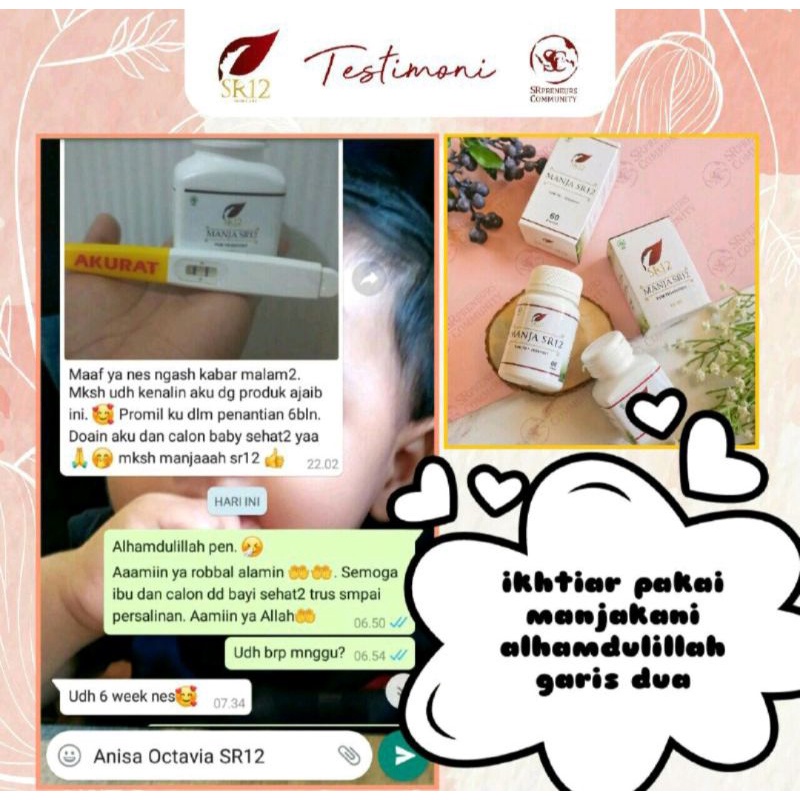 MANJAKANI KAPSUL SR12 / PROMIL / SOLUSI KEPUTIHAN / ATASI MASALAH KEWANITAAN / MANJA SR12 / OBAT KISTA / SR12 HERBAL SKINCARE BPOM BUTIR / PROMIL / SOLUSI KEPUTIHAN / ATASI MASALAH