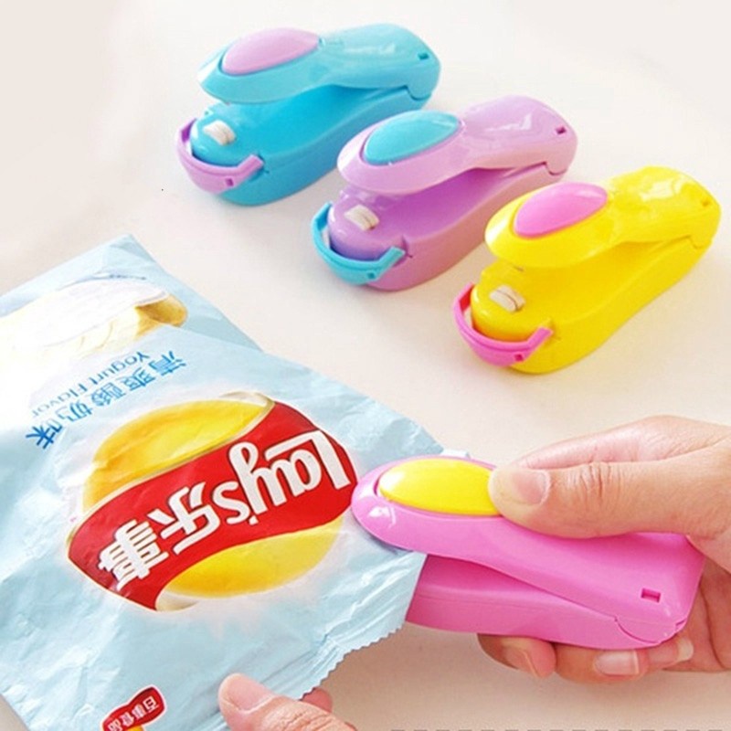 Bisa COD!!! Penyegel Makanan Ringan Mini, Pemanas Genggam Mini, Mesin Penyegel Kantong Plastik Bersegel