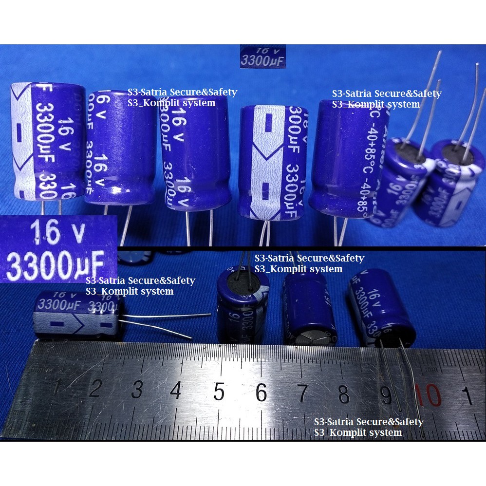 Elco 3300uf 16V Elko Electrolytic capacitor 3300 uf 16 V
