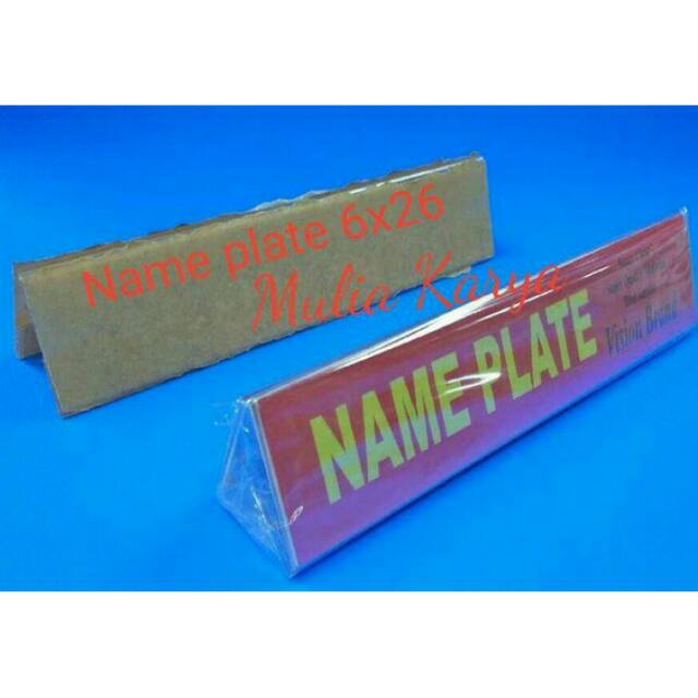 

Name plate acrilic sign holder 6 x 26