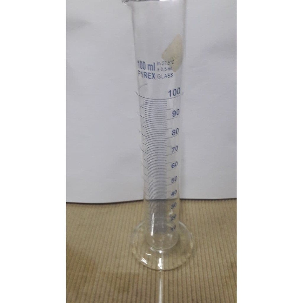 gelas ukur kaca pyrex 100 ml