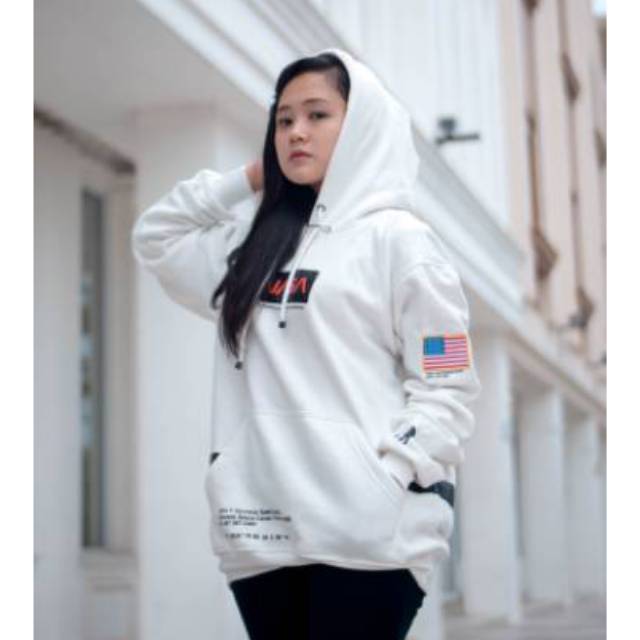 (BAYAR DI TEMPAT/Cod) jaket sweater hoodie NASA X AAPE NOW / Jaket hoodie Abathing Aape