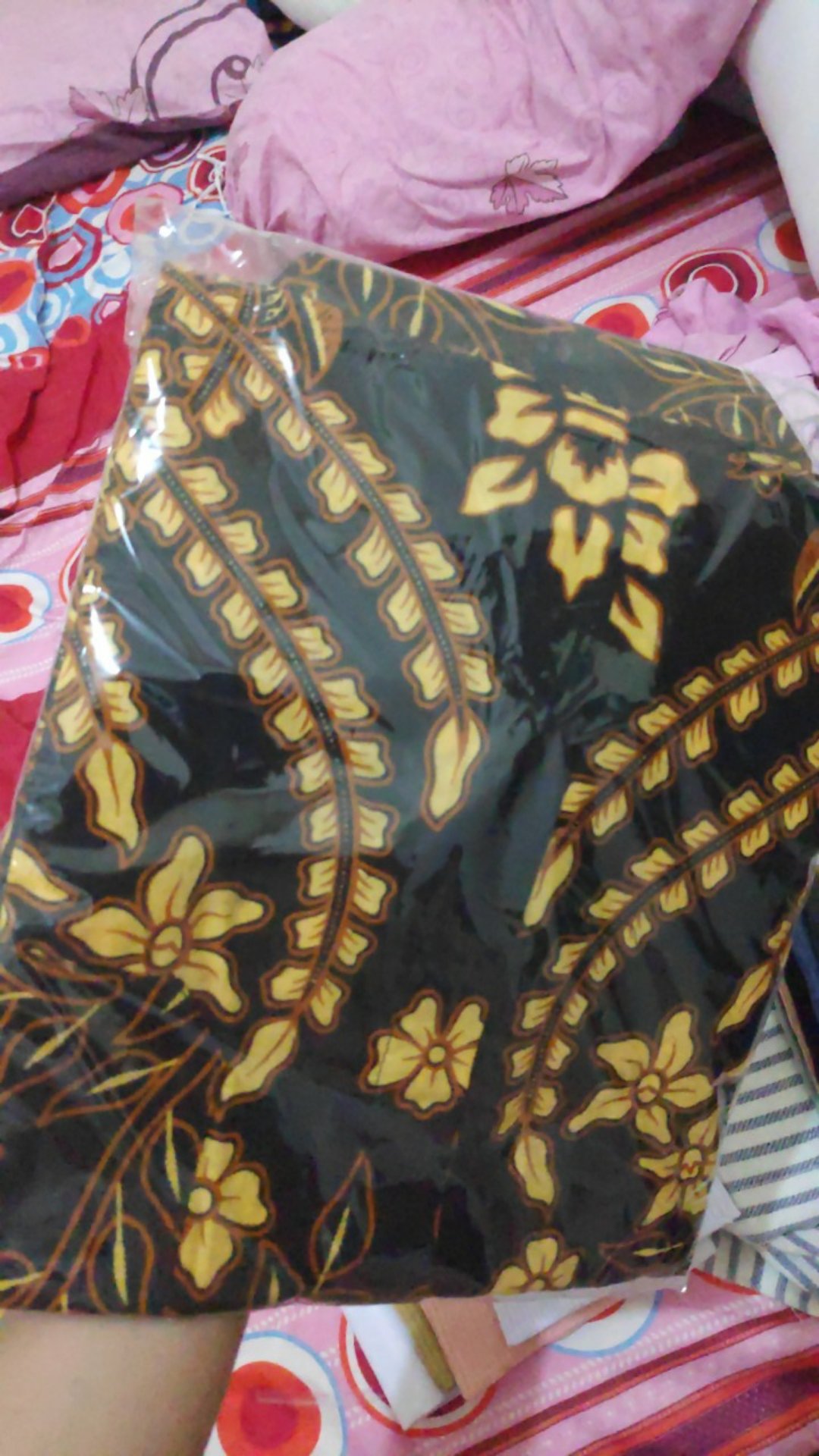 Ruzza Batik Couple Motif Cendrawasih Maura Seragam Sarimbit Coklat Hitam Sogan Size M L Xl