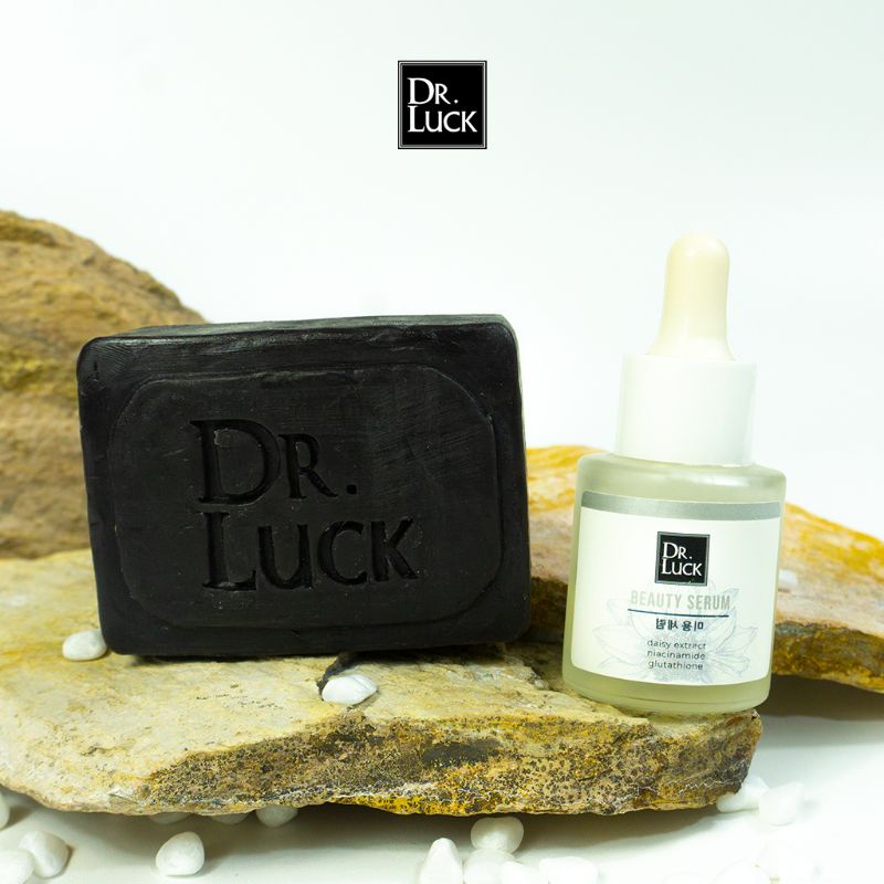 Dr Luck Paket Bundling acne soap + beauty serum