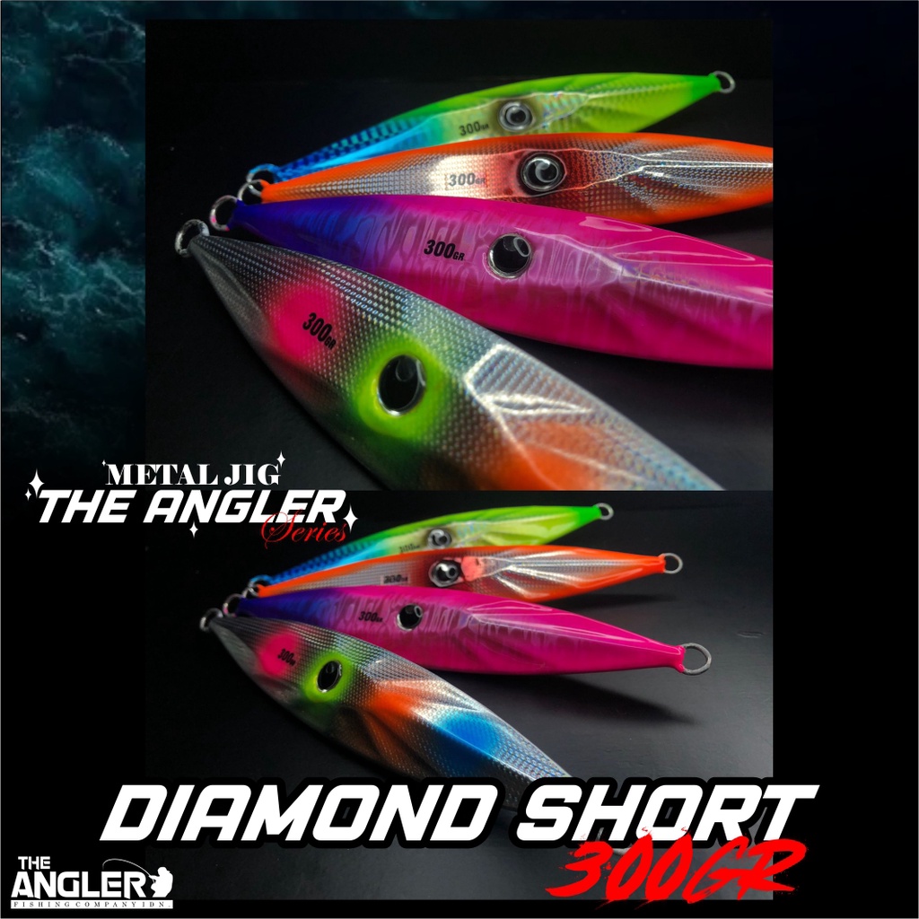 Metal Jig Short Diamond 300g The Angler Series