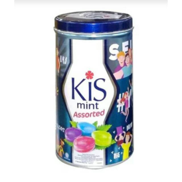 

Permen Kis mint kemasan kaleng 112 g