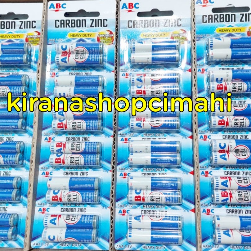 Baterai ABC aaa biru isi 48 lusin / a3 isi 48 renteng