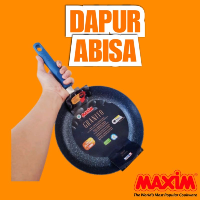 MAXIM TEFLON GRANITO 20 24 26 CM | WAJAN MAXIM ANTI LENGKET TERMURAH