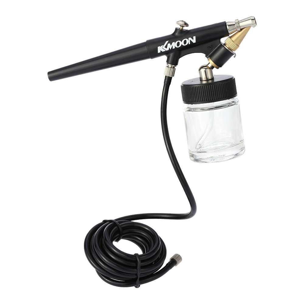 KKMOON Mini Airbrush Paint Spray Gun Sandblaster Kit - Aero1-Hitam