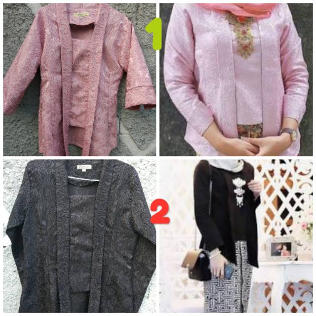 Preloved Kebaya kutu baru chaniago warna pink