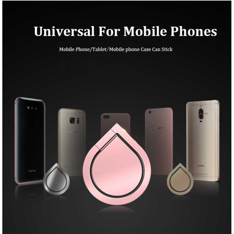 Cincin Dudukan HP iRing Holder Smartphone Desain Tear Drop Alloy