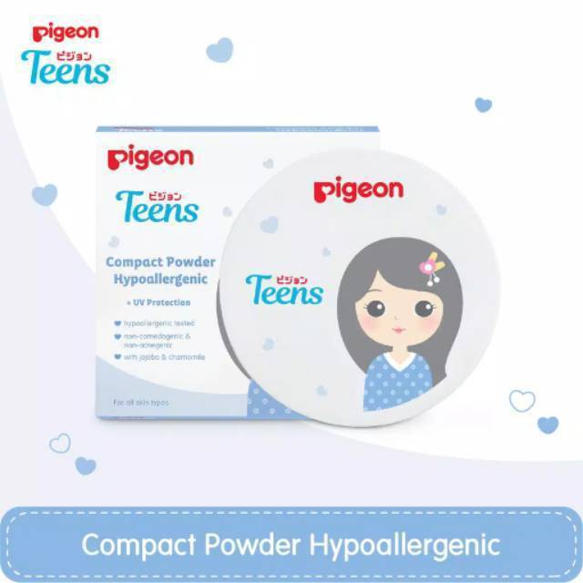 Bedak Pigeon Teens Compact / Bedak Pigeon Teens Compact Powder / Bedak Pigeon / Bedak