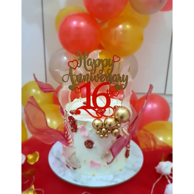 topper kue anniversary