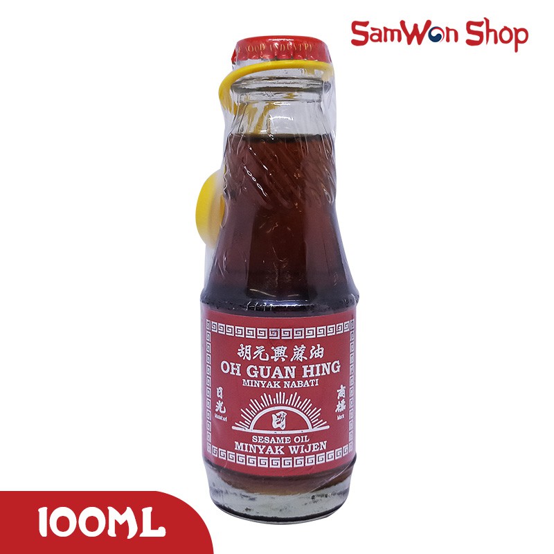 

OH GUAN HING MINYAK NABATI SESAME OIL 100ML - MINYAK WIJEN ASLI