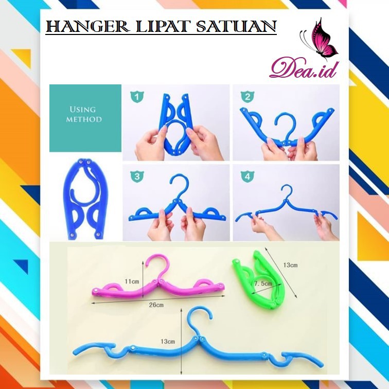 [DEASHOP] HANGER LIPAT / PORTABLE HANGER / GANTUNGAN LIPAT