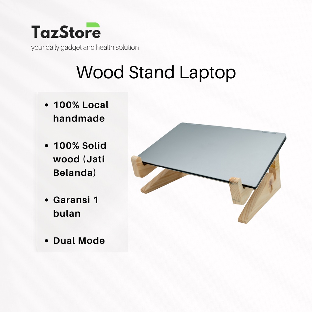 Stand Laptop Kayu  Wood Stand Laptop