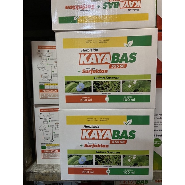 herbisida obat rumput jagung kayabas 250ml petrokimia kayaku
