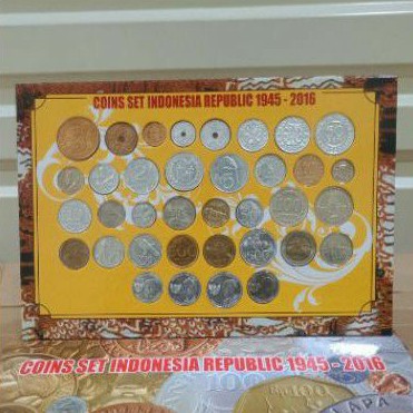 COIN SET INDONESIA 1945 - 2016 ORIGINAL