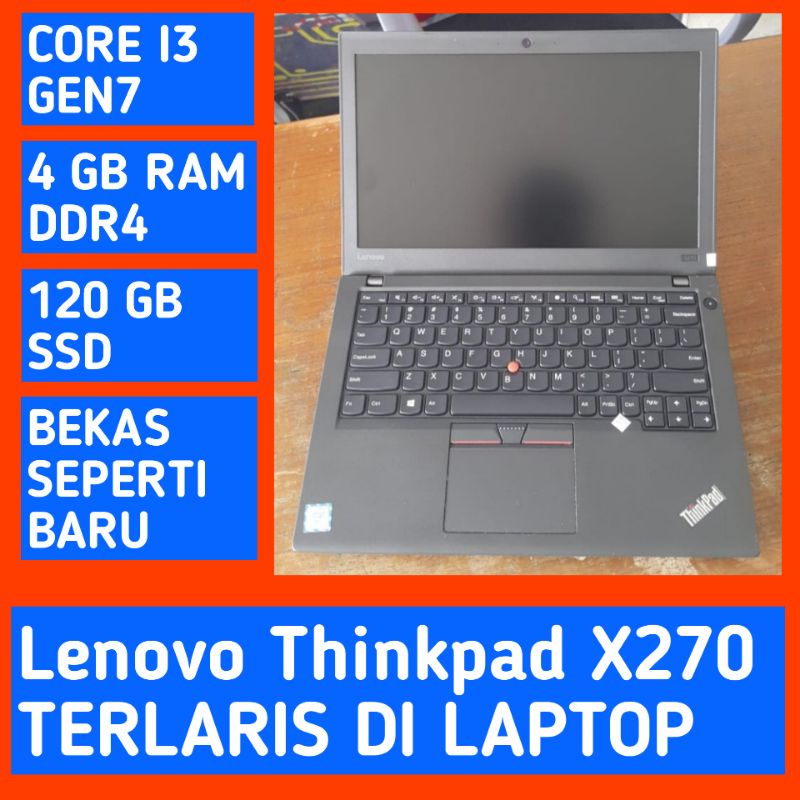 LENOVO THINKPAD X270 CORE I3 SSD
