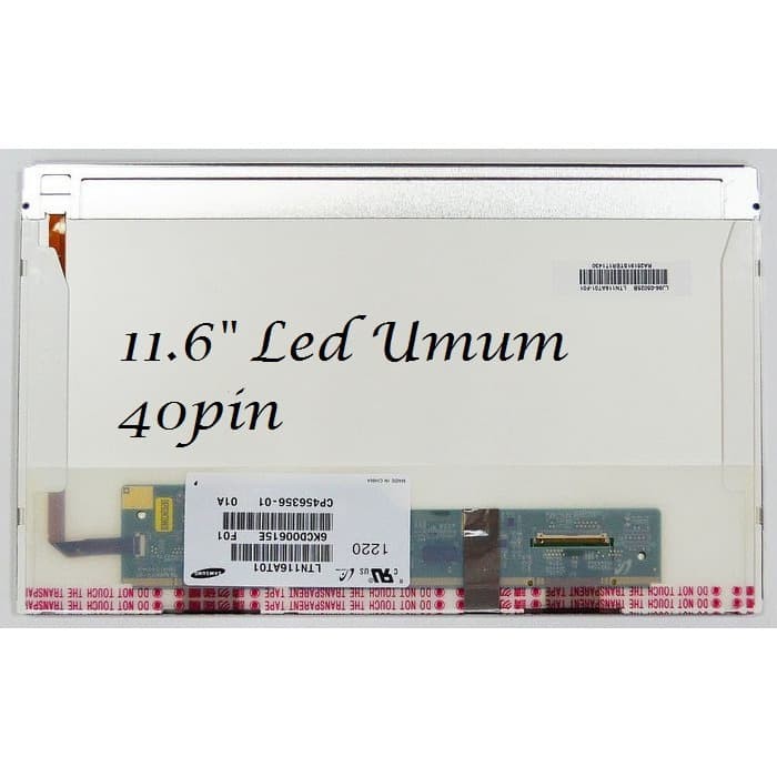 LCD 11.6 TEBAL 40 PIN ACER ASPIRE ONE AO721 AO751H AO752 AO753 LCD 11.6 LCD 11.6&quot; TEBAL