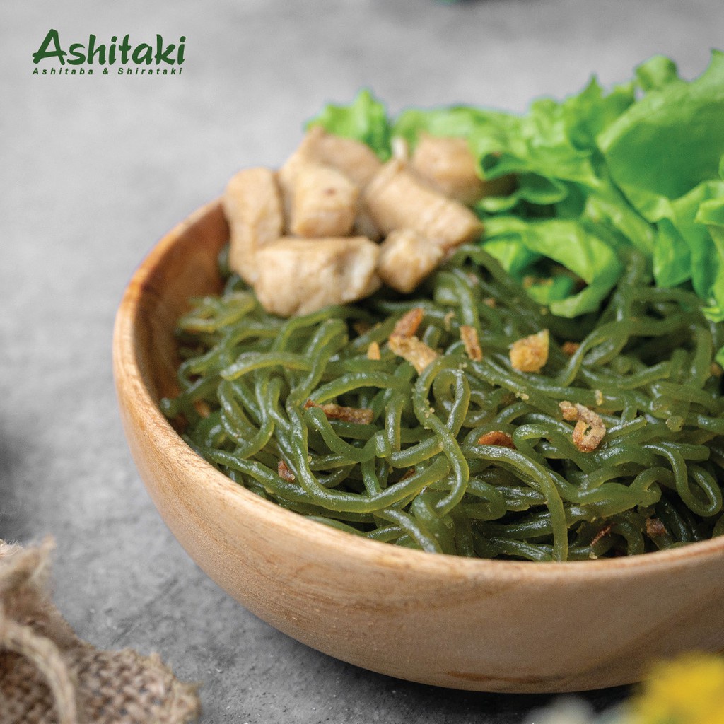 ASHITAKI Mie Shirataki - Mi Instan Diet Sehat - Ashitaba Konjac Noodle - Rendah Kalori