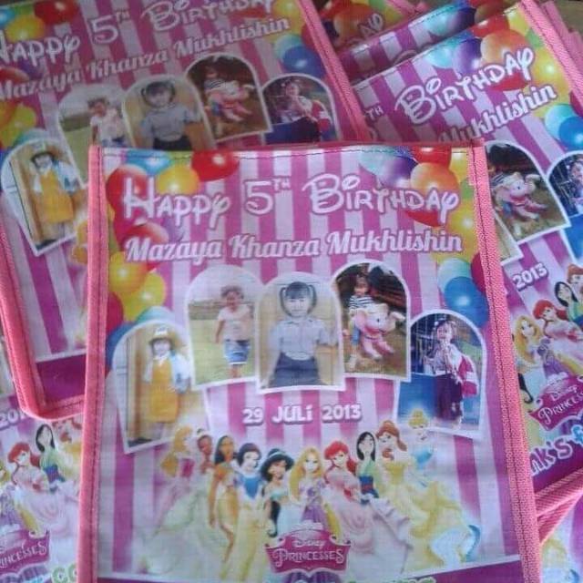 

Souvenir tas ultah custom