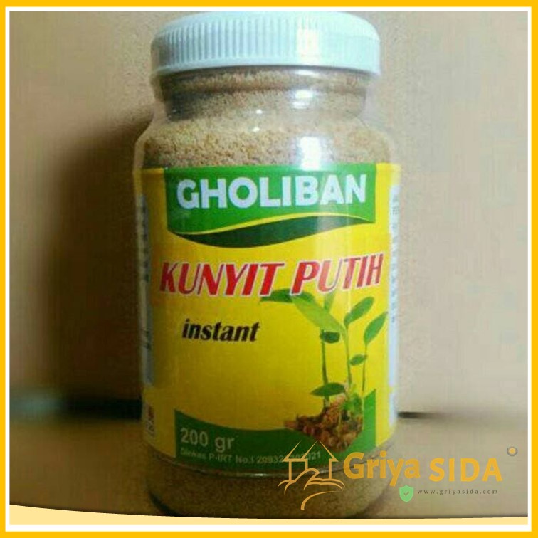 KUNYIT PUTIH INSTANT SEDUH GHOLIBAN 200gr JAHE KUNYIT HERBAL PROMO